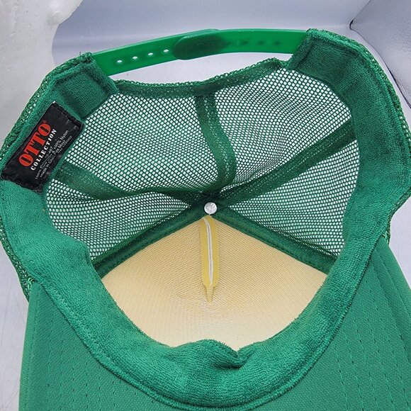 Malarkys Irish Pub Newport Beach California White Green Trucker Hat Casual - Picture 8 of 9